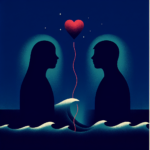 Jalousie excessive et confiance amoureuse, illustration symbolique