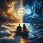 Crise de couple: boussole entre orage et accalmie